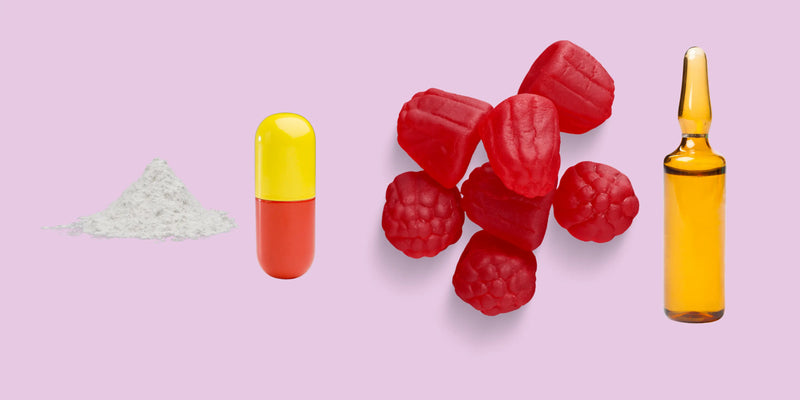 Collageen innemen: poeder, pil, gummy of shot – wat werkt nu het beste?