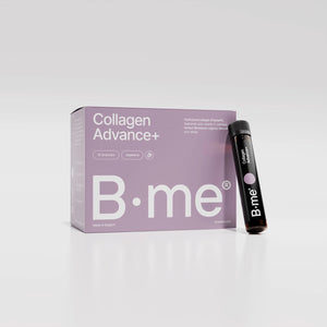 B·me Collageen Advance+ shots: doos met drinkshots die een soepele, stevige huid ondersteunen
